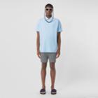 Burberry Burberry Monogram Motif Cotton Piqu Oversized Polo Shirt, Size: Xl