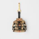 Burberry Burberry Vintage Check Bucket Bag Charm, Beige