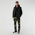 Burberry Burberry Slim Fit Camouflage Print Cotton Chinos, Size: 40, Green