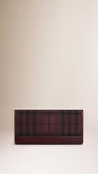 Burberry Overdyed Horseferry Check Continental Wallet