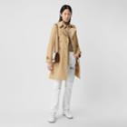 Burberry Burberry The Mid-length Chelsea Heritage Trench Coat, Size: 08, Beige