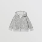 Burberry Burberry Childrens Logo Towelling Hooded Top, Size: 12m, Grey