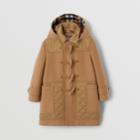 Burberry Burberry Childrens Diamond Quilted Panel Wool Duffle Coat, Size: 14y