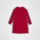 Burberry Burberry Childrens Check Detail Wool Cashmere Dress, Size: 14y, Red