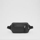 Burberry Burberry London Check And Leather Bum Bag, Black