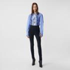 Burberry Burberry Check Print Stretch Jersey Leggings, Size: M