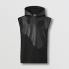 Burberry Burberry Monster Graphic Cotton And Lambskin Hoodie