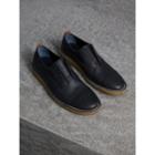 Burberry Burberry Raised Toe-cap Nappa Leather Brogues, Size: 42, Blue