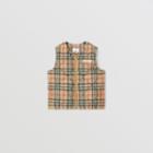 Burberry Burberry Childrens Logo Appliqu Check Diamond Quilted Gilet, Size: 12y