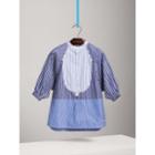 Burberry Burberry Contrasting Stripe Cotton Shirt Dress, Size: 6y, Blue