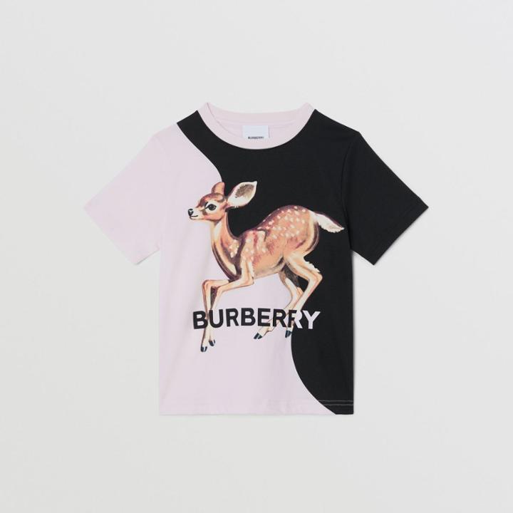 Burberry Burberry Childrens Montage Print Cotton T-shirt, Size: 4y