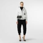 Burberry Burberry Chequer Ekd Cotton Jersey Hooded Top, Size: L, White