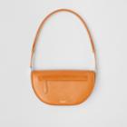 Burberry Burberry Small Leather Olympia Bag, Orange