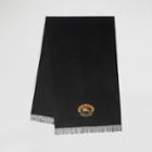Burberry Burberry The Large Classic Cashmere Scarf With Archive Logo, Black
