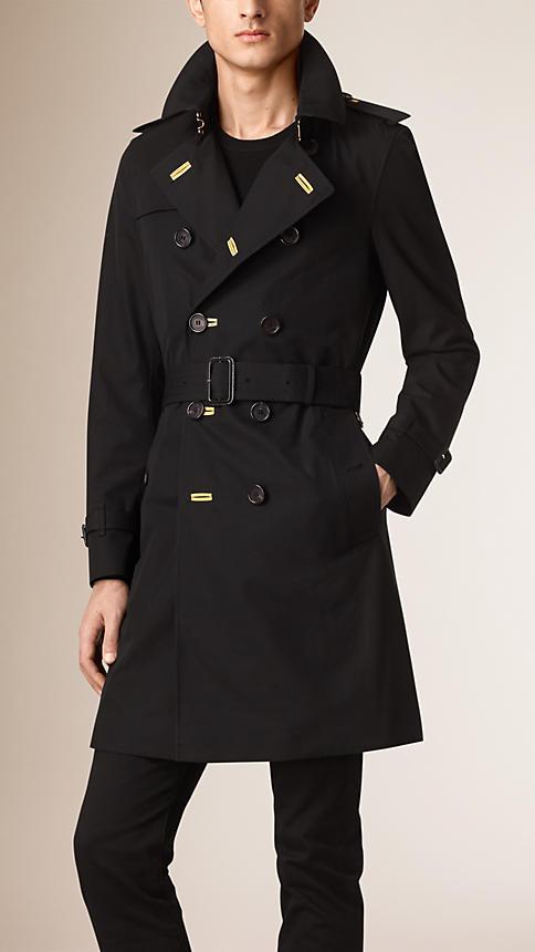 Burberry Regimental Cotton Gabardine Trench Coat