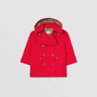 Burberry Burberry Childrens Detachable Hood Cotton Twill Trench Coat, Size: 12y