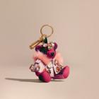 Burberry Thomas Bear Charm With Cape And Crystals