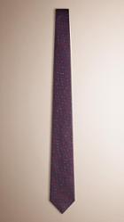 Burberry Slim Cut Floral Design Silk Tie