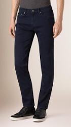 Burberry Slim Fit Over-dyed Stretch Jeans