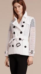 Burberry English Lace Trench Jacket