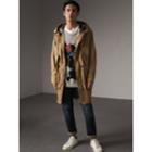 Burberry Burberry Cotton Blend Twill Parka, Size: 34, Brown