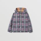Burberry Burberry Childrens Reversible Check Stretch Cotton Jacquard Jacket, Size: 12y
