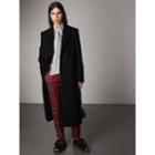 Burberry Burberry Tartan Wool Tailored Trousers, Size: 04