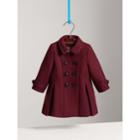 Burberry Burberry Wool Cashmere Blend Twill Tailored Coat, Size: 12m