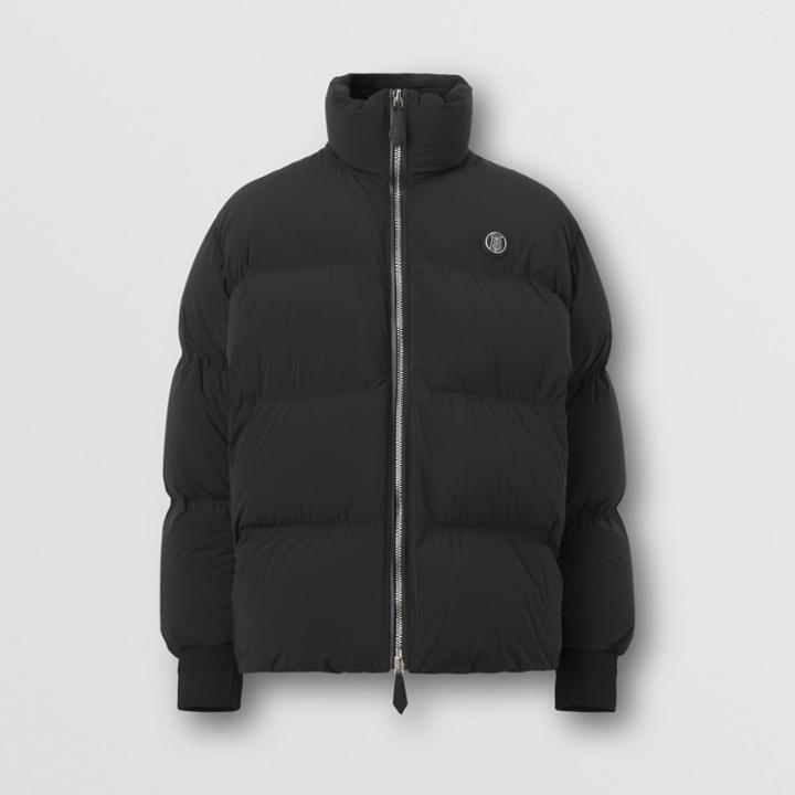 Burberry Burberry Monogram Motif Stretch Nylon Puffer Jacket