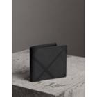 Burberry Burberry London Check Id Wallet, Grey