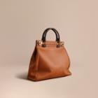 Burberry Burberry The Trench Leather Luggage Bag, Brown