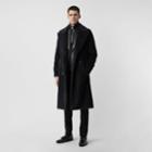 Burberry Burberry Alpaca Wool Cotton Double-breasted Coat, Size: 36, Grey