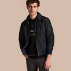 Burberry Burberry Reversible Technical Bomber Jacket, Size: 34, Blue