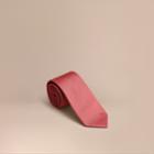 Burberry Burberry Modern Cut Silk Twill Tie, Pink