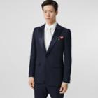 Burberry Burberry English Fit Wool Silk Blend Tailored Jacket, Size: 38r, Navy