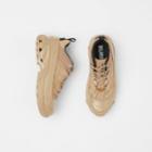 Burberry Burberry Suede, Mesh And Leather Arthur Sneakers, Size: 35, Beige