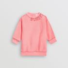 Burberry Burberry Childrens Stencil Logo Print Cotton Sweater Dress, Size: 6m, Pink