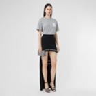 Burberry Burberry Monogram Motif Cotton Oversized T-shirt, Size: Xxs, Grey