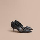 Burberry Burberry Quilted Leather D'orsay Pumps, Size: 41, Black