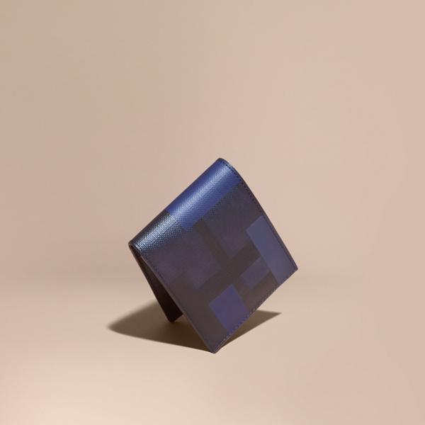Burberry Colour Block London Check Folding Wallet