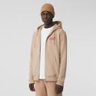 Burberry Burberry Love Print Cotton Hooded Top, Size: Xxl, Beige