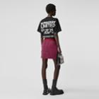 Burberry Burberry Coordinates Print Cotton Oversized T-shirt, Black