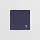 Burberry Burberry Monogram Motif Silk Pocket Square, Blue