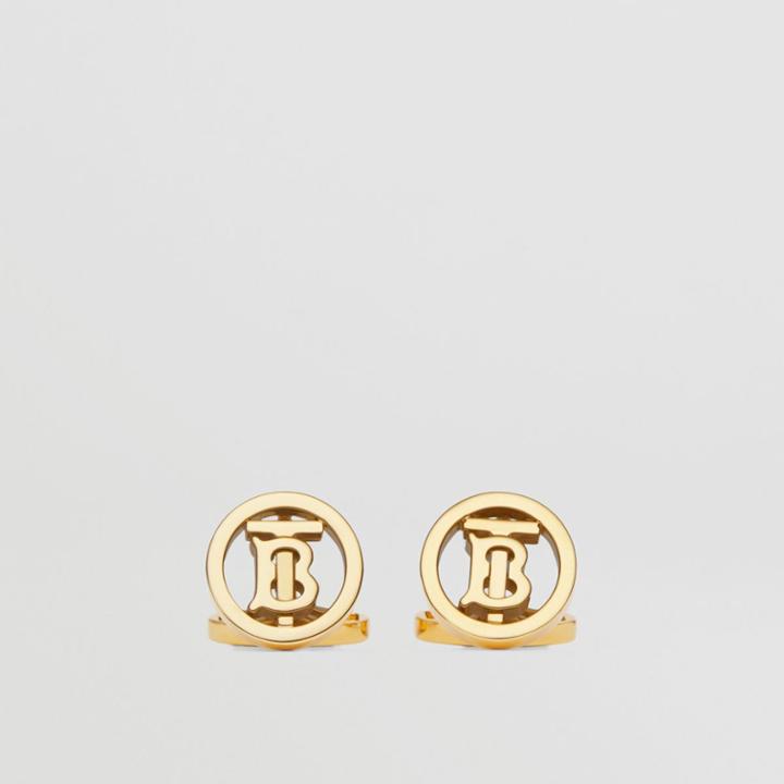 Burberry Burberry Monogram Motif Gold-plated Cufflinks