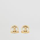 Burberry Burberry Monogram Motif Gold-plated Cufflinks