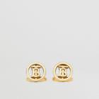 Burberry Burberry Monogram Motif Gold-plated Cufflinks
