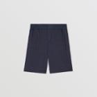 Burberry Burberry Childrens Logo Appliqu Topstitched Nylon Shorts, Size: 10y