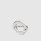 Burberry Burberry Palladium-plated Chain-link Ring