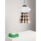 Burberry Burberry Check Cotton Dress, Size: 6y