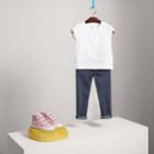 Burberry Burberry Pleat And Check Detail Cotton T-shirt, Size: 14y, White